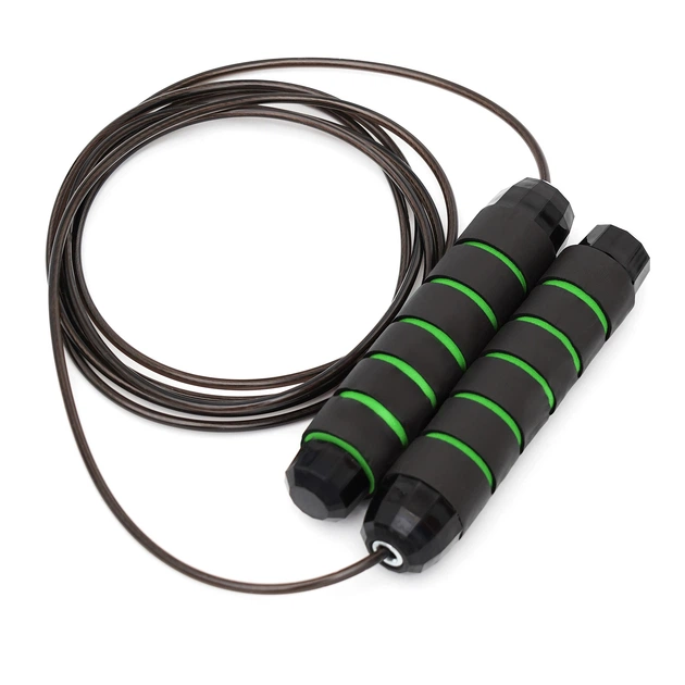 Скакалка скоростная для кроссфита Cornix Speed Rope Classic XR-0148 Black/Green - изображение 3