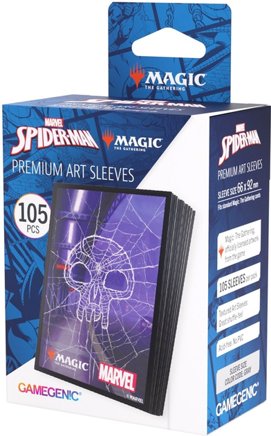 Протектори для карт Gamegenic Magic the Gathering - Marvel's Spider-Man - Swamp (4251715421956) - зображення 2