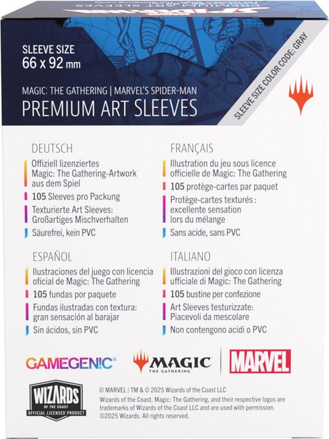 Протектори для карт Gamegenic Magic the Gathering - Marvel's Spider-Man - Miles Morales (4251715422014) - зображення 3