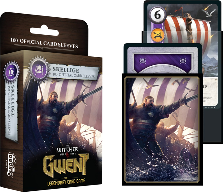 Протектори для карт Gwent: The Legendary Card Game - Skellige (612735394769) - зображення 2