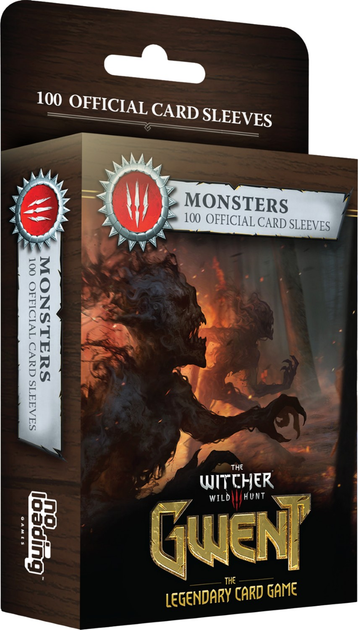 Протектори для карт Gwent: The Legendary Card Game - Monsters (612735199814) - зображення 1