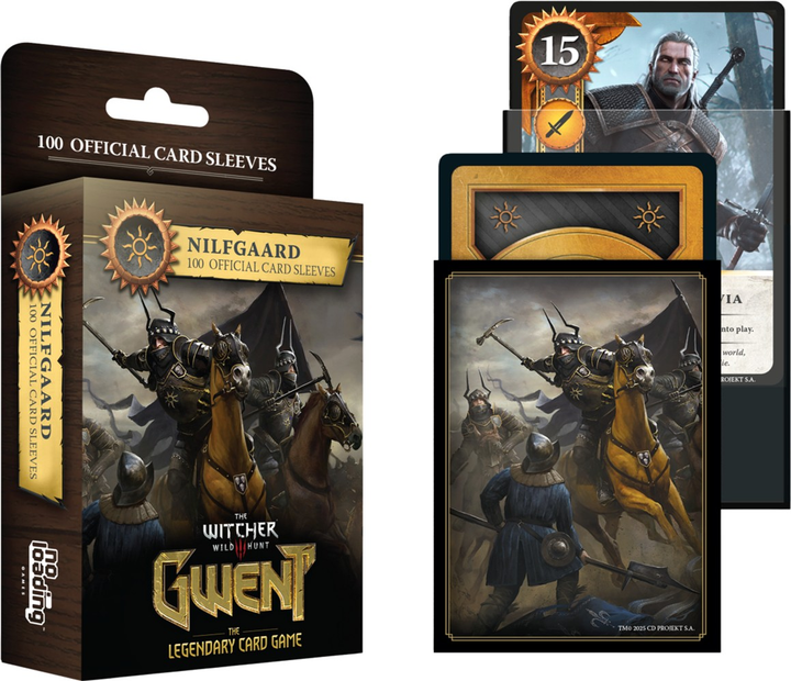 Протектори для карт Gwent: The Legendary Card Game - Nilfgaard (612735039363) - зображення 2