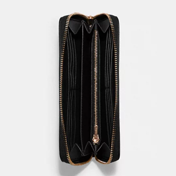 Кошелек Coach Long Zip Around Wallet In Signature Canvas.(арт.2130) - Фото 3 Кошелек Coach Long Zip Around Wallet In Signature Canvas.(арт.2130) - изображение 3