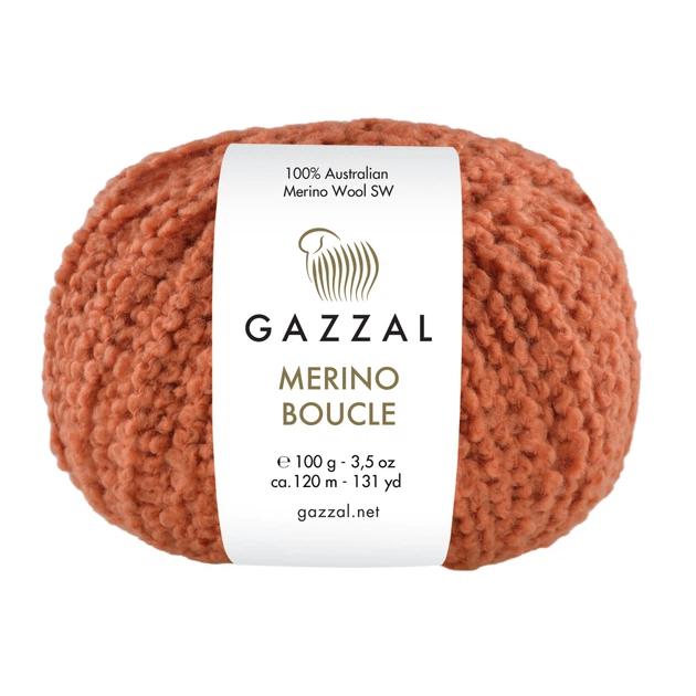 Пряжа Gazzal Merino Boucle 3774 - Фото 1 Пряжа Gazzal Merino Boucle 3774 - изображение 1