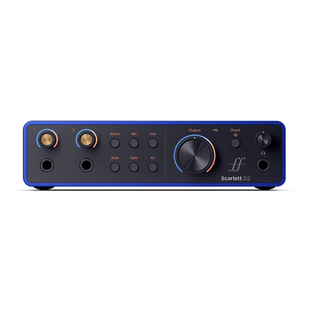 Аудіоінтерфейс Focusrite Scarlett 2i2 Anniversary Edition - Фото 2 Аудіоінтерфейс Focusrite Scarlett 2i2 Anniversary Edition - зображення 2