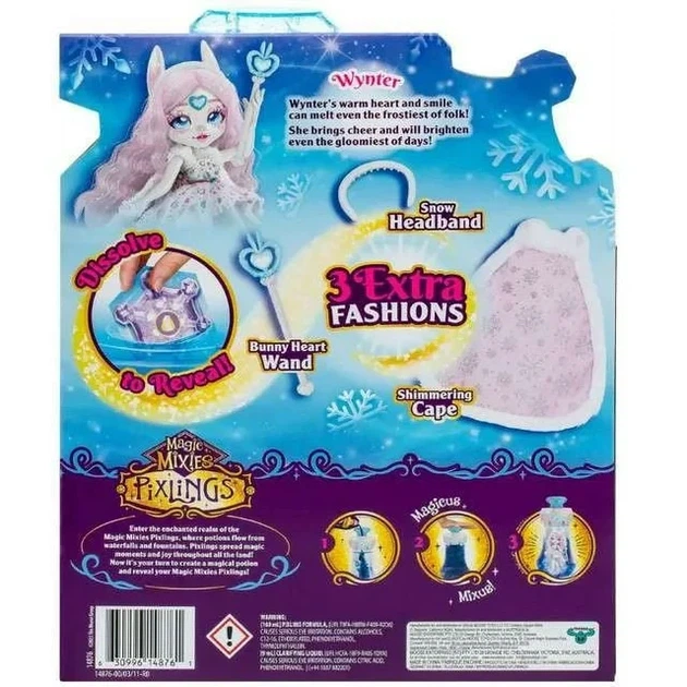 Игровой набор Magic Mixies Кукла-сюрприз Зайка Pixlings Wynter the Bunny - изображение 5