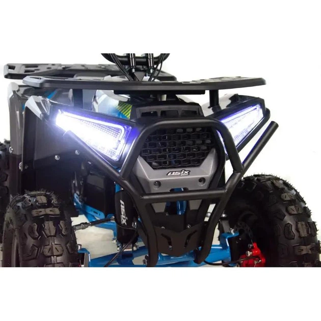 Дитячий електричний квадроцикл Asix E-M10/6 1000W -синій - изображение 5