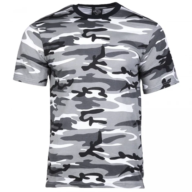 Камуфляжная футболка MIL-TEC T-Shirt Urban, Белая ночь, S - Фото 1 Камуфляжная футболка MIL-TEC T-Shirt Urban, Белая ночь, S - изображение 1