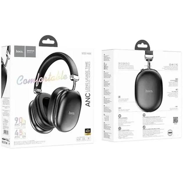 Навушники Hoco W35 Max Joy Black - Фото 5 Навушники Hoco W35 Max Joy Black - изображение 5