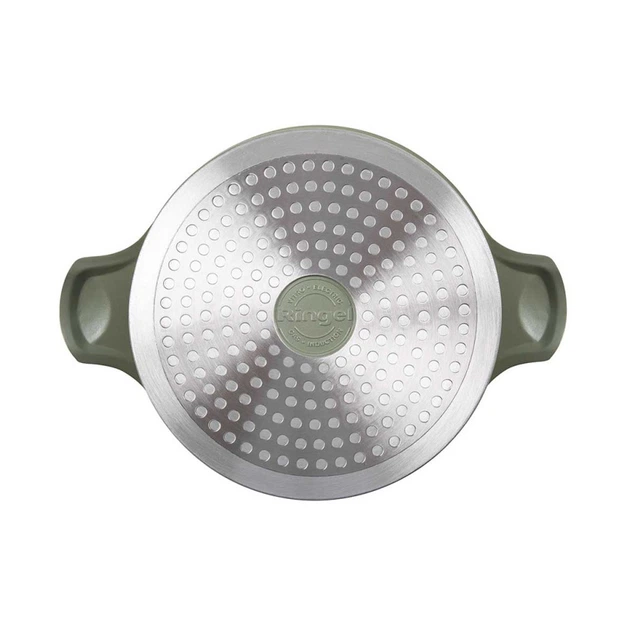 Кастрюля с крышкой Ringel Zitrone Olive RG-2108-24/2/OL 24 см 5,8 л - Фото 5 Кастрюля с крышкой Ringel Zitrone Olive RG-2108-24/2/OL 24 см 5,8 л - изображение 5