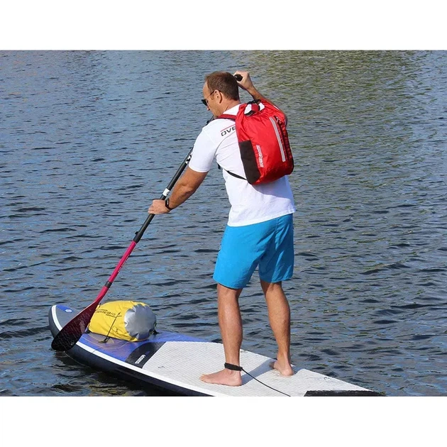 Рюкзак водонепроникний OverBoard OB1225R-EU 20 л - чорно-червоний - изображение 5