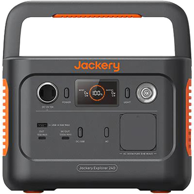 Зарядна станція Jackery Explorer 240 v2 / 300 Вт / 256 Вт⋅год / LiFePO4 (21-0001-000213) - зображення 1