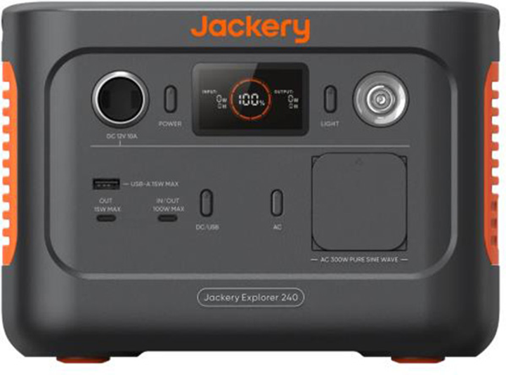 Зарядна станція Jackery Explorer 240 v2 / 300 Вт / 256 Вт⋅год / LiFePO4 (21-0001-000213) - зображення 2