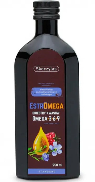 Suplement diety Skoczylas EstrOmega Bioestry kwasow Omega 3-6-9 250 ml (5903631208195) - obraz 1