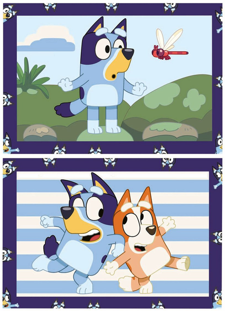 Malowanie po numerach Ravensburger Creart dla dzieci Junior: 2 x Bluey (4005556239610) - obraz 3