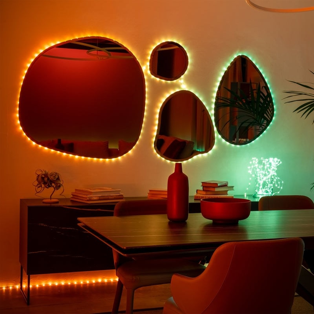 Гирлянда светодиодная Twinkly Dots RGB Smart LED 400 ламп черный кабель 20м (TWD400STP-BEU) - изображение 6