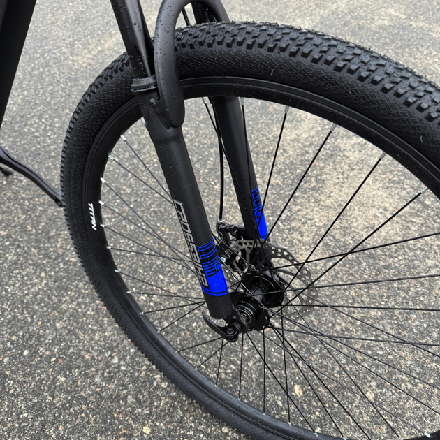 Велосипед CrossBike 29" Ultra 2025 Рама 19" black-blue - Фото 3 Велосипед CrossBike 29" Ultra 2025 Рама 19" black-blue - изображение 3