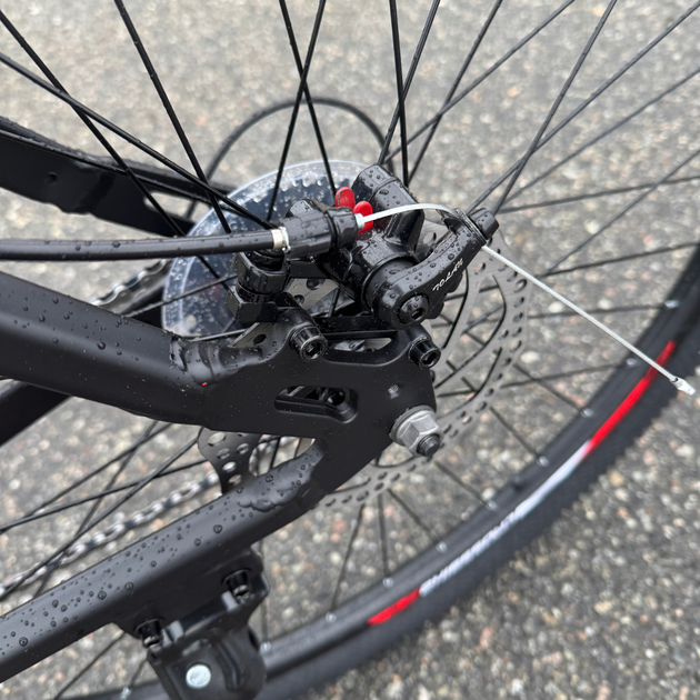Велосипед CrossBike 29" Convoy 2025 Рама 19" black-red - изображение 5