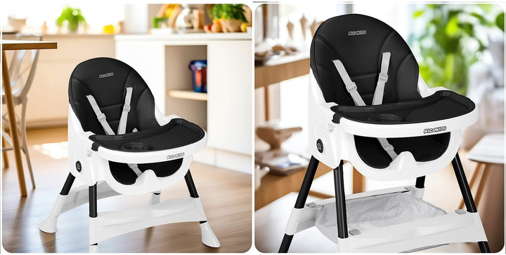 Крісло для годування Ricokids Mani 3 в 1 Чорне (5903890622121) - зображення 13