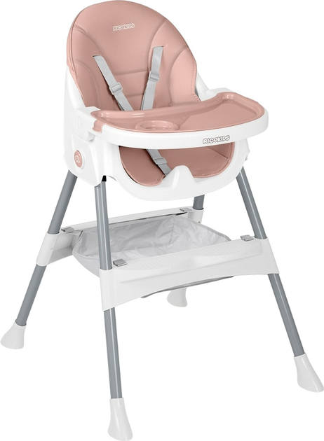 Krzesełko do karmienia Ricokids Mani 3 w 1 Różowe (5903890622145) - obraz 1