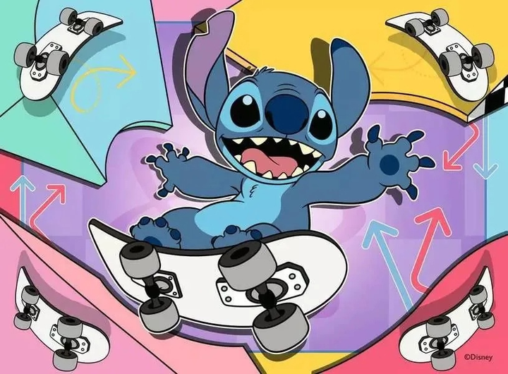 Zestaw puzzli Ravensburger Disney Stitch 4 w 1 12 + 16 + 20 + 24 elementów 12004106 (4005555041061) - obraz 3