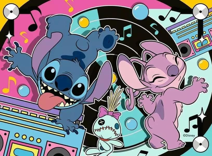 Zestaw puzzli Ravensburger Disney Stitch 4 w 1 12 + 16 + 20 + 24 elementów 12004106 (4005555041061) - obraz 5