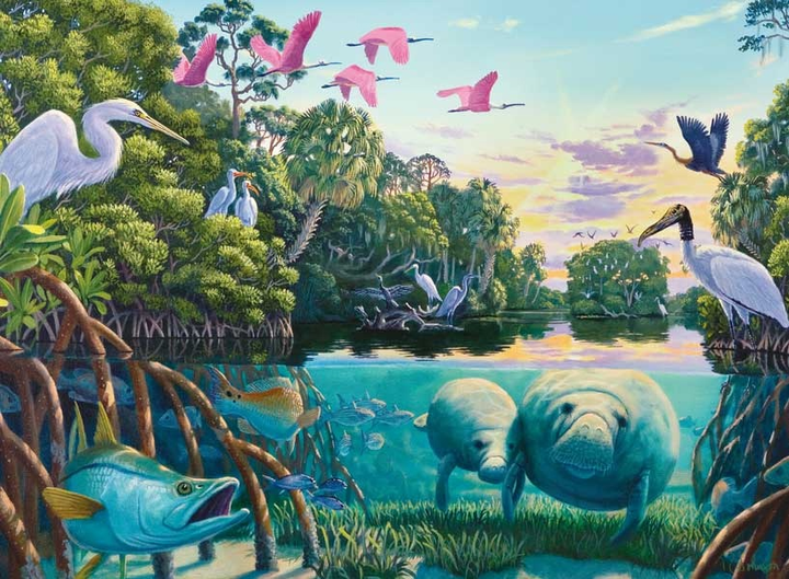 Пазл Ravensburger Морські тварини та птахи 500 елементів 12000044 (4005555000440) - зображення 2
