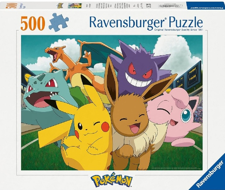 Пазл Ravensburger Pokemon Classic 500 елементів 12000441 (4005555004417) - зображення 1