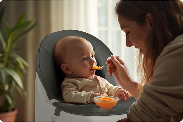 Krzesełko do karmienia Ricokids Mani 3 w 1 Szare (5903890622138) - obraz 13