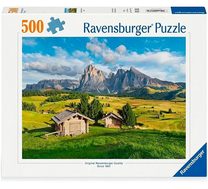 Пазл Ravensburger Доломіти 500 елементів 12001383 (4005555013839) - зображення 1