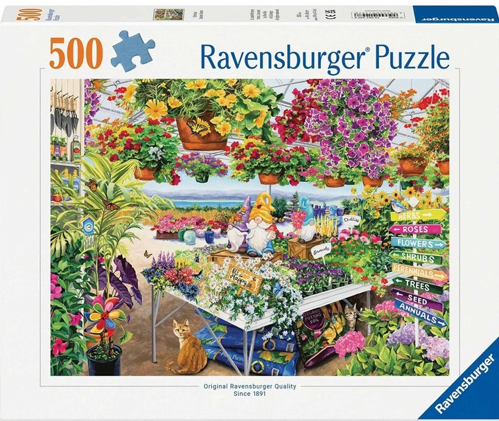 Puzzle Ravensburger Rajski Ogród 500 elementów 12001447 (4005555014478) - obraz 1