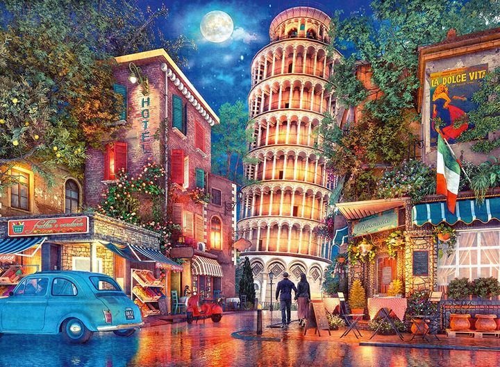 Пазл Ravensburger Вулиці Пізи 500 елементів 12000709 (4005555007098) - зображення 2