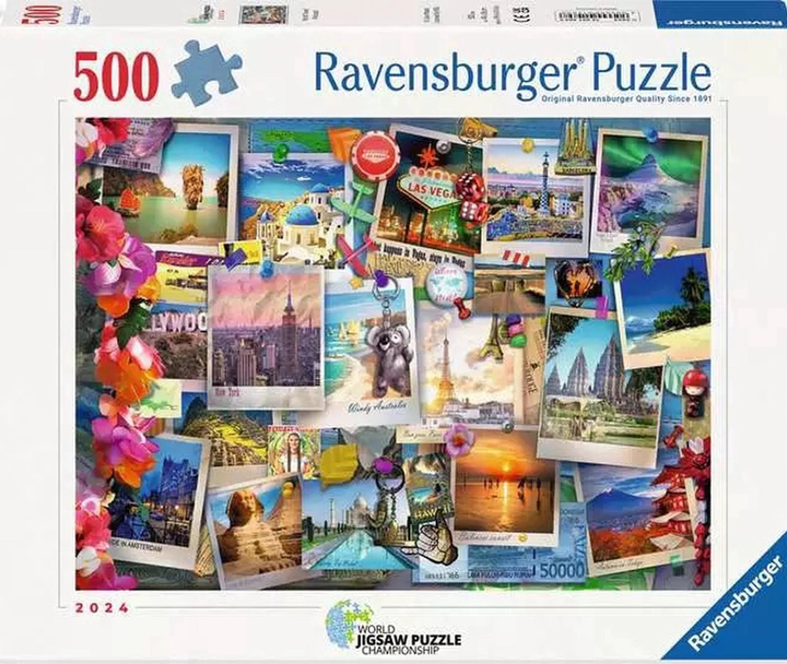 Пазл Ravensburger Виняткові місця 500 елементів 12001489 (4005555014898) - зображення 1