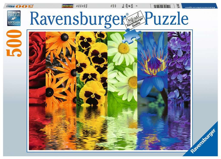 Puzzle Ravensburger Kwiaty 500 elementów 12000213 (4005555002130) - obraz 1