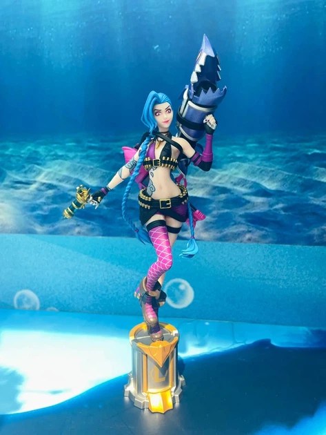 Фігурка з гри League of Legends Ліга легенд, Jinx, Джинкс, Arcane Аркейн 22 см - зображення 6