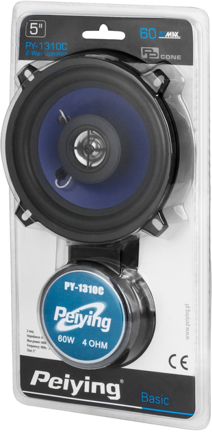 Głośnik samochodowy Peiying PY1310C 5.2" (5901436709268) - obraz 3