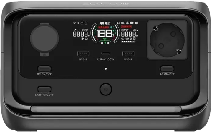 Зарядна станція EcoFlow RIVER 3 Plus / 600 Вт / 286 Вт⋅год / LiFePO4 (EF_RIVER3Plus) - зображення 1