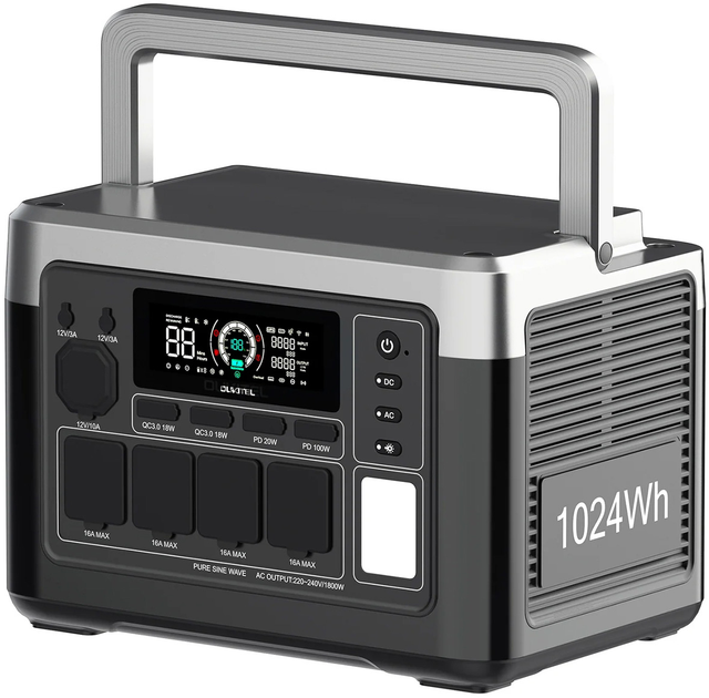Зарядна станція Oukitel P1000E Plus + solar panel 100W / 1800 Вт / 1024 Вт⋅год / LiFePO4 (8901647324172) - зображення 5