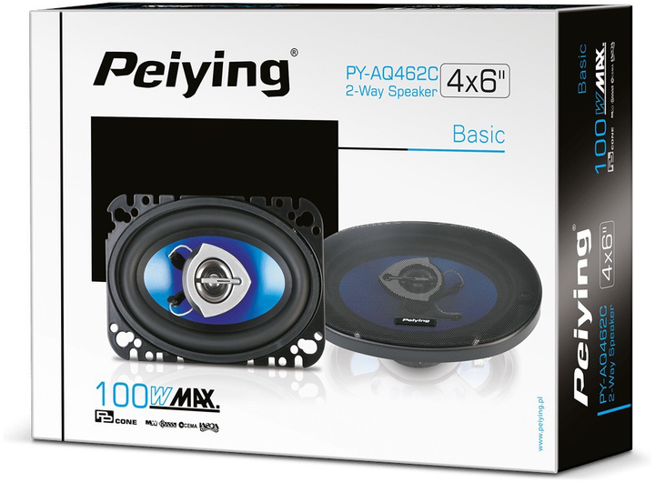 Głośnik samochodowy Peiying PY-AQ462C 4" x 6" (5901436702009) - obraz 9