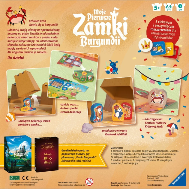 Gra planszowa Ravensburger Moje Pierwsze Zamki Burgundii (4005556249008) - obraz 4