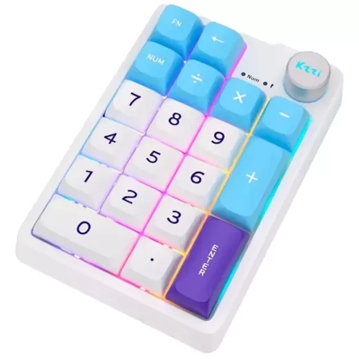 Беспроводная клавиатура KZZI K20 Multi-function Knob Numpad (Meeting Switch) Blue Sea (6935280823404) - изображение 4