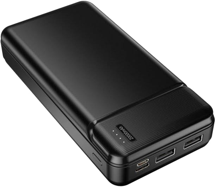 Powerbank Maxlife MXPB-01 20000 mAh 12W Black (5900495758286) - obraz 4