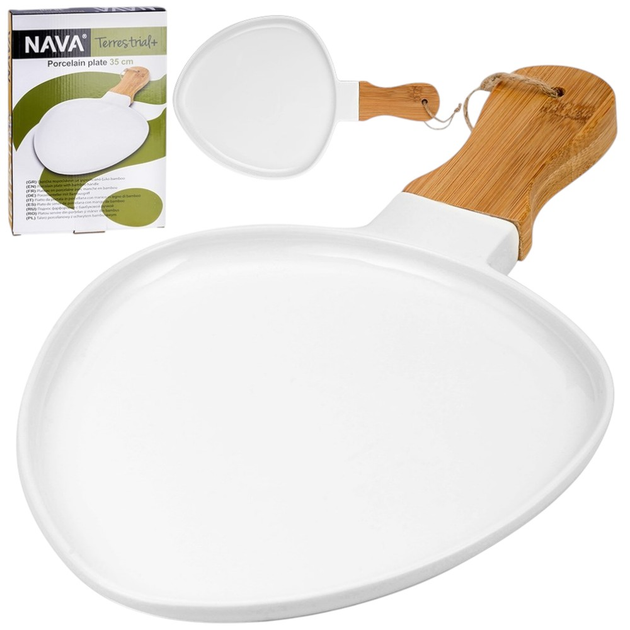 Таця Nava Terrestrial фарфорова 34.5 × 21 см (5205746169188) - зображення 7