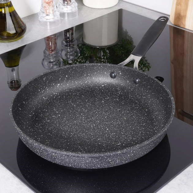 Patelnia Orion Stoner granitowa nieprzywierająca 28 cm (8592381121747) - obraz 2