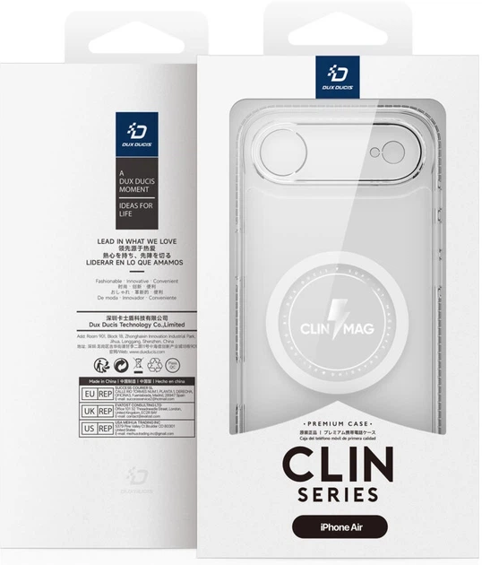 Etui plecki Dux Ducis Clin Mag do Apple iPhone Air Transparent (6971824153439) - obraz 4