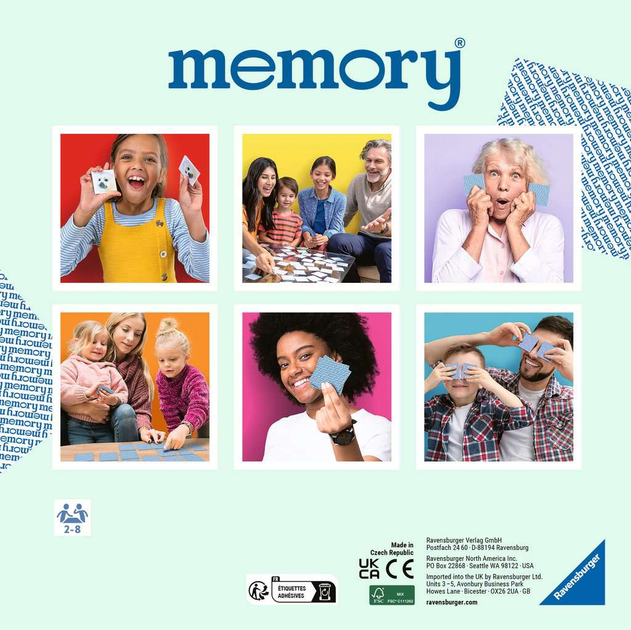 Настільна гра Ravensburger Memory Unicorn Academy (4005556247783) - зображення 4