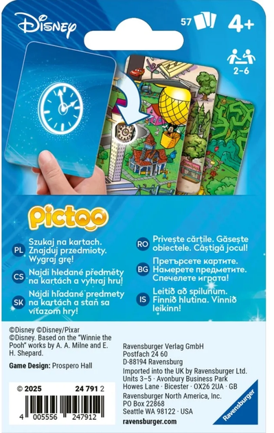 Настільна гра Ravensburger Pictoo Disney (4005556247912) - зображення 4