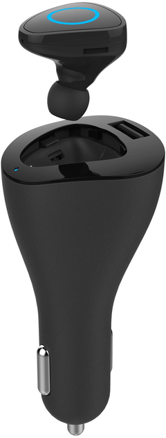 Słuchawka Bluetooth Kruger&Matz z ładowarką samochodową Traveler K1 (5901890044035) - obraz 1