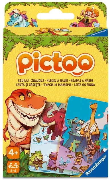 Настільна гра Ravensburger Pictoo Dino (4005556247929) - зображення 1
