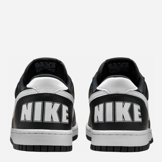 Чоловічі кеди низькі Nike Big Low 355152-016 42 (8.5US) Чорні з білим (91201781157) - зображення 4